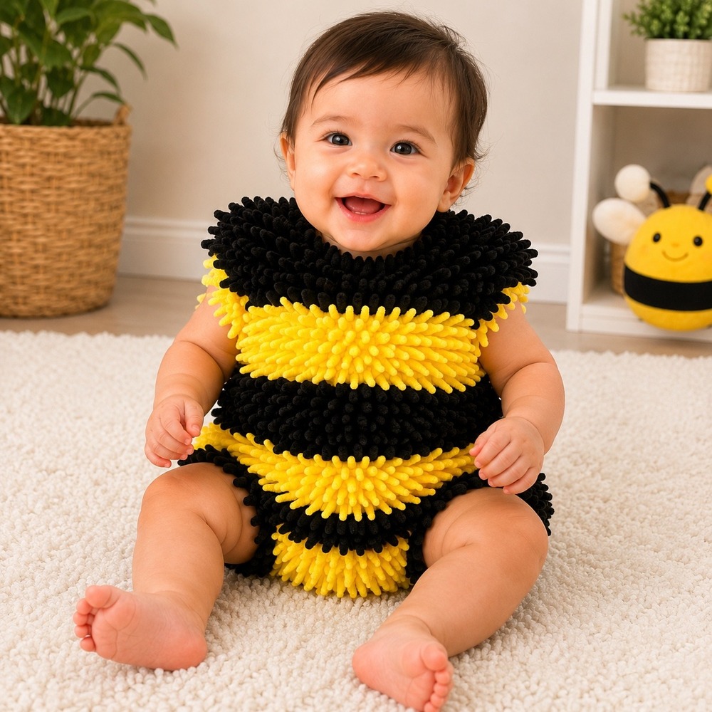 Princess Paradise Toddler Bumble Bee Costume 18M 2T Plush Stinger Vest Halloween